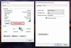 Image result for Wireless Network Properties