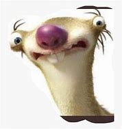 Image result for Sid the Sloth with Bangs