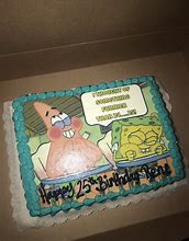 Image result for Spongebob 24 Cake