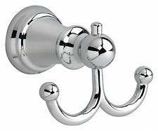 Image result for Brushed Chrome Bathroom Hooks