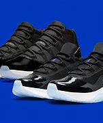 Image result for Blue Sole Jordans 11 Rblk Space Jams