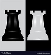 Image result for Chess Rook Black and White