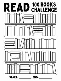 Image result for 100 Book Challenge Kids Free Printable