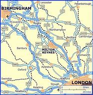 Image result for Milton Keynes England Map