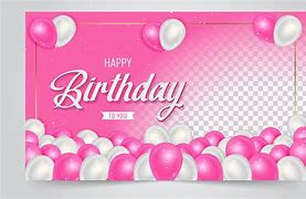 Image result for Happy Birthday Banner Pink Color