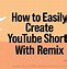 Image result for Remix YouTube No Words