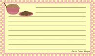 Image result for Avery Recipe Card Template