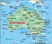 Image result for Australia Map with Countries