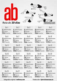 Image result for Reto De Abdominales En 30 Dias