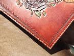 Image result for Tooled Leather Knife Sheath