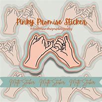 Image result for Pinky Promise Sticker