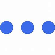 Image result for Blue Three Dots Icon