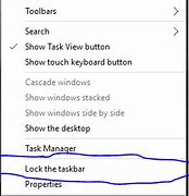Image result for Pin Taskbar to Desktop