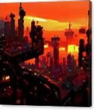 Image result for Futuristic Cyberpunk