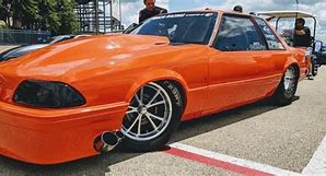 Image result for True Blue Mustang Drag Car