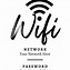 Image result for WiFi Password Sign Template