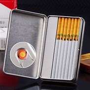 Image result for Cigarette Case with Lighter Holder