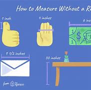 Image result for How to Measure an Inch without Ruler