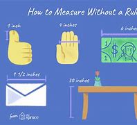 Image result for How to Measure 6 Inches without a Ruler