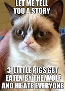 Image result for Grumpy Cat Pig Meme