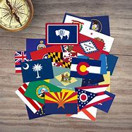 Image result for 50 State Flags Stickers