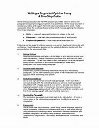 Image result for Opinion Essay Sample