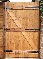 Image result for Wood Fence Gate Types