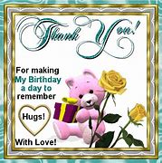 Image result for Kids Birthday Thank You Cards