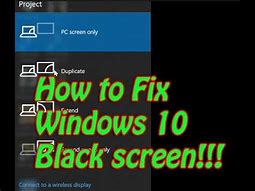 Image result for Windows Vista Black Screen of Death