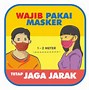 Image result for Logo Jarak 1 Meter