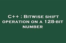 Image result for Bitwise and in C++