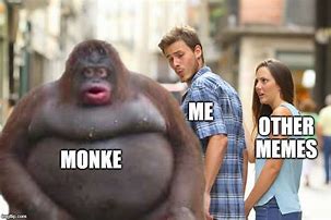 Image result for Me Monkey Meme