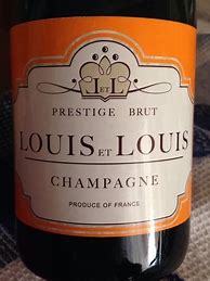 Image result for Louis Prestige Louis Revoir Champagne Brut Black Lable
