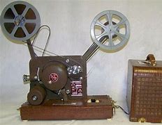 Image result for Old Movie Projector Cabinet for Reel Film