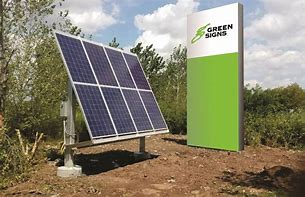 Image result for Solar Field Info Sign