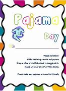 Image result for Pajama Day Flyer