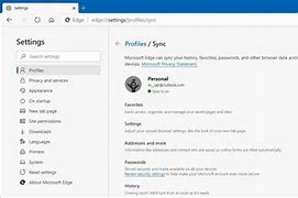 Image result for Turn Off Sync Microsoft Edge