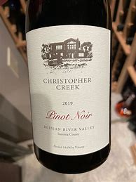 Image result for Christopher Creek Pinot Noir