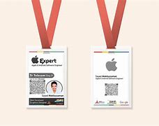 Image result for نمونه Apple ID Card