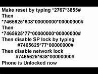 Image result for K800i Phone Lock Code
