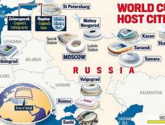 Image result for FIFA World Cup 2018 Map