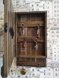 Image result for Wooden Key Box