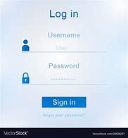 Image result for Username and Password Sign Up Login