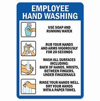 Image result for Hand Washing Signs