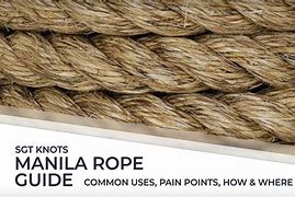 Image result for Manila Rope Certificate