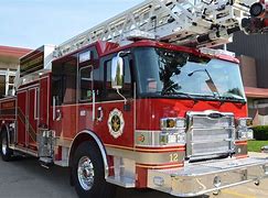 Image result for Aerial Ladder Fire Truck