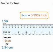 Image result for Cm Equals Inches