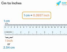 Image result for 5 Cm in Inches Convert