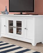 Image result for 72 Inch TV Stand with Glass Doors