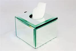 Image result for Mirrored Facial Tissue Square Holder